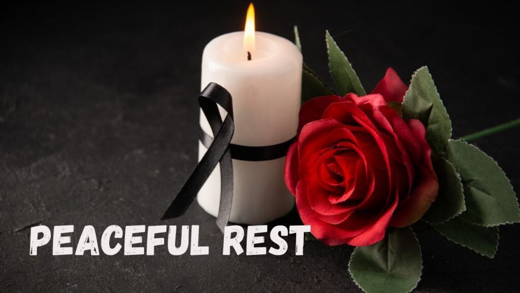 peaceful rest